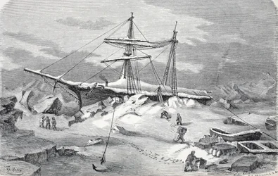 A Hansa bajba jutott, kocsma. London 1874