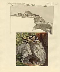 Gaillenreuthi barlangja (színes metszet)