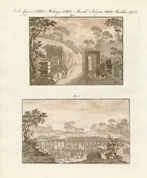 Pompeii feltárt városa