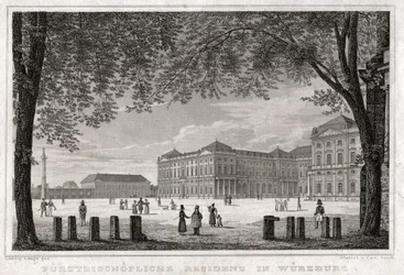 Wurzburg. (metszet, kb. 1850)
