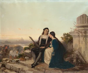 Raphael és Fornarina, 1869.