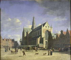 A Groote Markt (Nagy Piac) Haarlem
