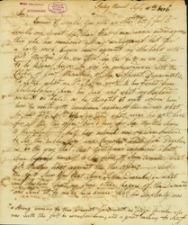 Levelet írt Gertrude Joan Senf, Rocky Mount, Thomas Jeffersonnak, 1806. szeptember 11 -én