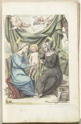 Madonna gyermekével és Szent Annával
