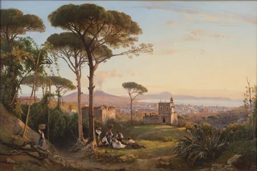 Nápoly a La Conocchiából nézve, 1844.
