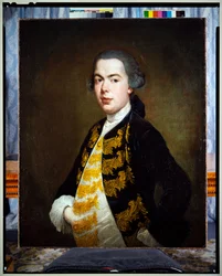 Egy fiatal férfi félalakos portréja, 1750 körül (festmény)