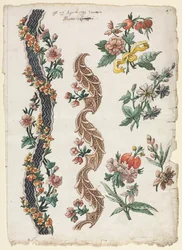 Virágminták és virágszalagok, 1784.