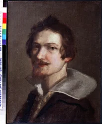 "Önarckép" Gianlorenzo Bernini, Bernini (1598-1680) festménye 1630 körül Szerpuhov, Állami Történeti és Művészeti Múzeum