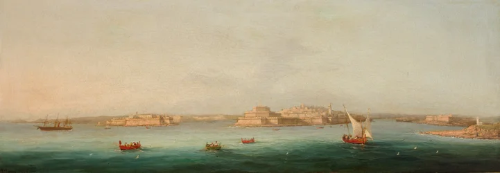 Grand Harbour, Málta, 1869
