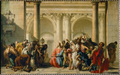 Le Christ et la femme adultere Krisztus és a házasságtörő nő ...