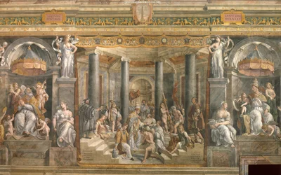 Konstantin megkeresztelkedése, 1517-1524