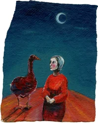 My Goose, 2004, (olaj, papír)