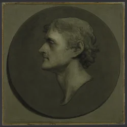 Thomas Jefferson (The Medallion Portrait), 1805 (olaj és tojás, papír, vászonra fektetve)