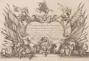 Számos darab és dísz Darquebuzerie 4. bővített kiadás, kb. 1776.