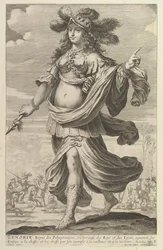 Zenobia, 1647. Alkotók: Gilles Rousselet, Abraham Bosse.