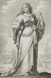 Lucretia (Claude Vignon nyomán)