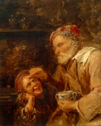 Érintés, fiatalabb Gillis van Tilborgh (1625-1678).