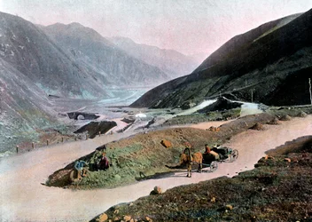 Grúz katonai út, 1890