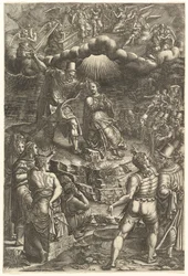 Szent Borbála mártíromsága, 1570-es évek vége.