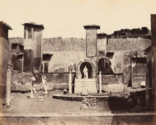 Marcus Lucretius háza, Pompeji, 1870 körül (fotó)