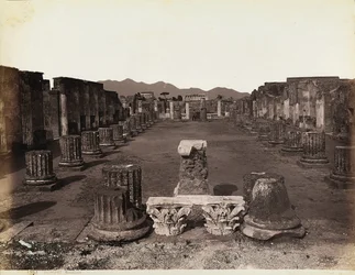 A Bazilika általános nézete, keleti oldal, Pompei