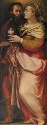 Giorgio Vasari feleségével, Niccolosa Baccival, c. 1565