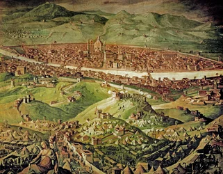 Firenze látképe (freskó)
