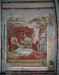 Isaac elutasítja Ézsau - Fresco