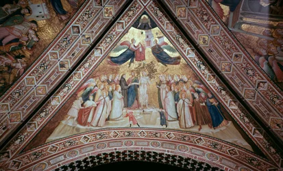 A szegénység allegóriája (Freskó