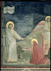 Noli me Tangere, Krisztus és Mária Magdolna részlete, 1305 körül