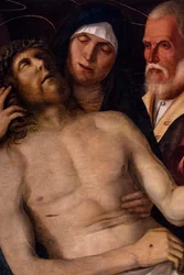Krisztus siratása, 1502 körül (vegyes technika, nyárfa)