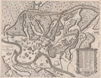 A római nagyszerűség tükre: Az ókori Róma és dombjai nyugatról, 1582., 1582.