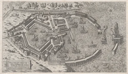 A római nagyszerűség tükre: Római kikötő, 1581., 1581.
