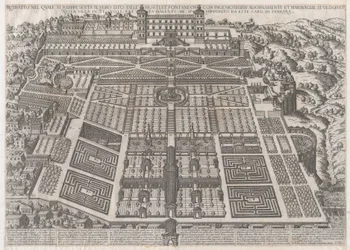 A római nagyszerűség tükre: Tivoli palota és kertek, 1581., 1581