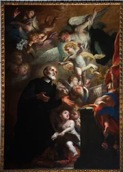 A gyermek megjelenése San Filippo Nerinek. 1687 (olaj, vászon)