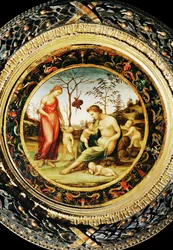 Venus terrestre Erosszal és Venus celeste Anterosszal és két kupidóval ...