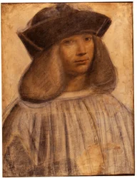 Francesco Melzi portréja (kb. 1491-1570), olasz festő, Leonardo da Vinci tanítványa és társa (szeretője)