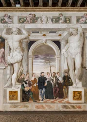Meghívó a táncba, nagyterem, 1570 körül (freskó)