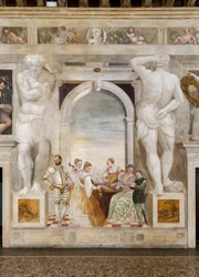 A koncert, nagyterem, 1570 körül (freskó)