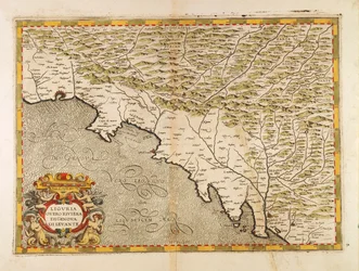 Kelet-Liguria régió, Giovanni Antonio Magini Olaszország atlaszából, Rézmetszet