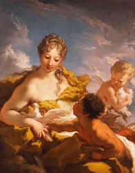 Vénusz, Ámor és egy faun, 1708-13