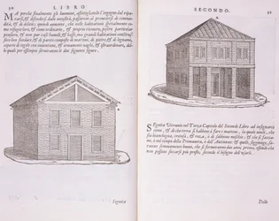 Lakásfejlesztés, a „Della Architettura”-ból, 1590-ben