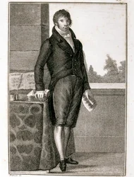Luigi Cherubini portréja (metszet)