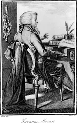 Wolfgang Amadeus Mozart, osztrák zeneszerző, 1784-1827