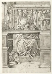 Szent Jeromos tanulmányában