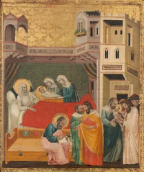 Keresztelő Szent János születése, névadása és körülmetélése, c. 1335.