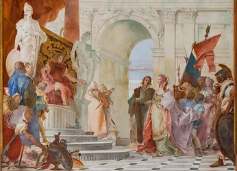 Scipio Africanus nagylelkűsége (részlet)