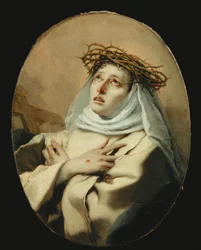 Sienai Szent Katalin (festmény vászonra)