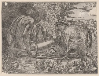 Keresztelő Szent János báránnyal, 1600-35.