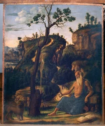 Szent Jeromos a sivatagban, 1493-94